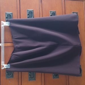 Calvin Klein Dark Brown Pencil Skirt